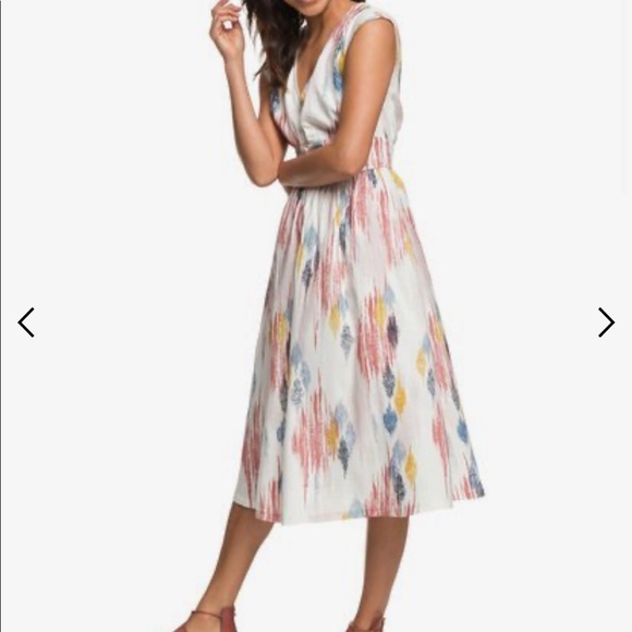 ✅Roxy Reto Poetic Sleeveless Midi Dress✅ - Picture 2 of 6